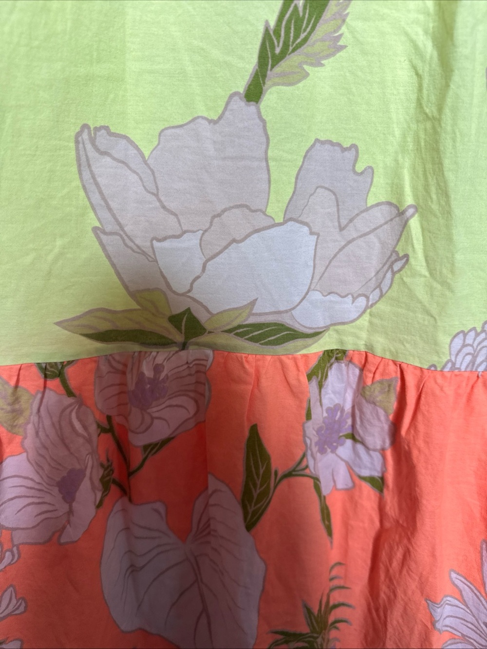 Farm Rio Maxi Tiered Dress 53” Length Cotton size Medium - Picture 5 of 14